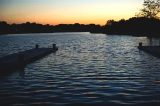 Sunset at the docks