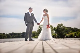 Couple on a dock